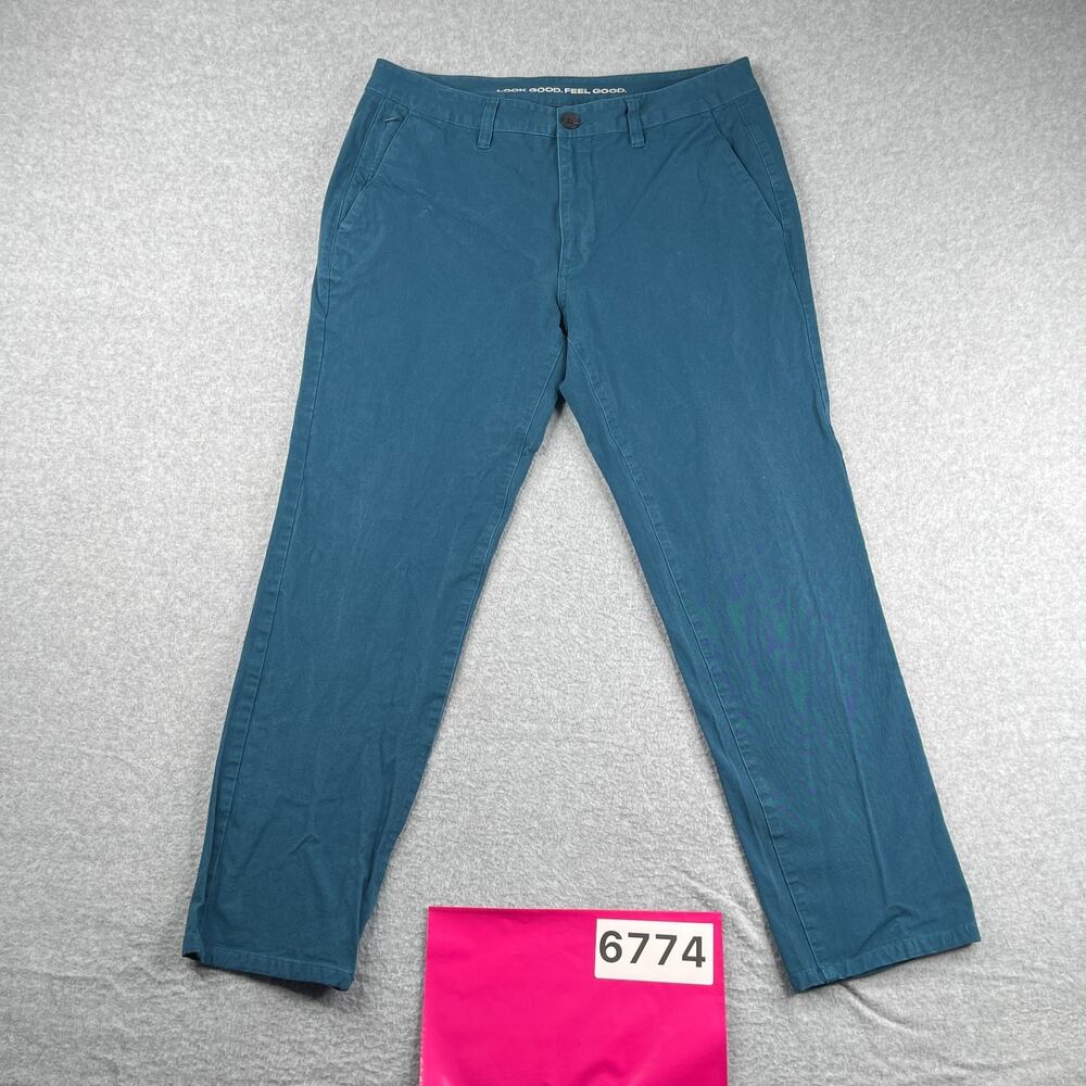 True Classic Pants Casual Mens Size 34x30 Green Casual